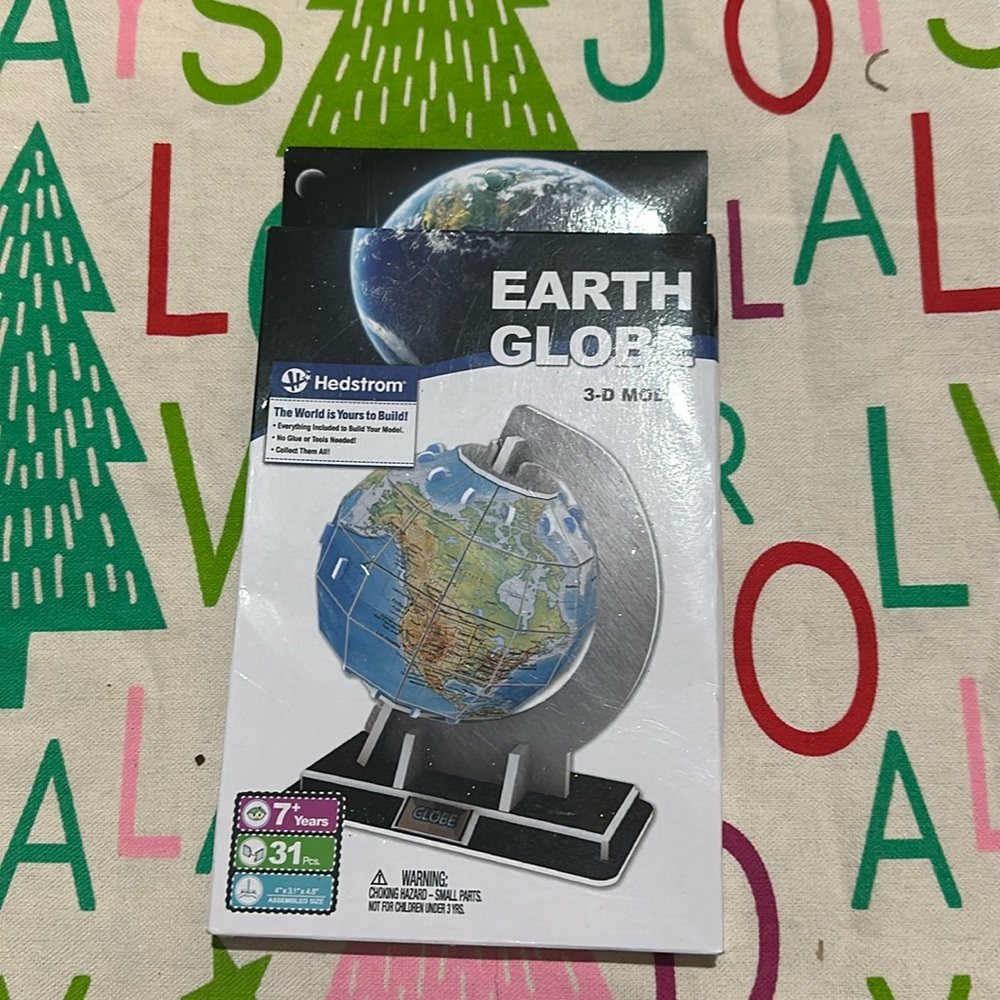 3-D Model Earth Globe